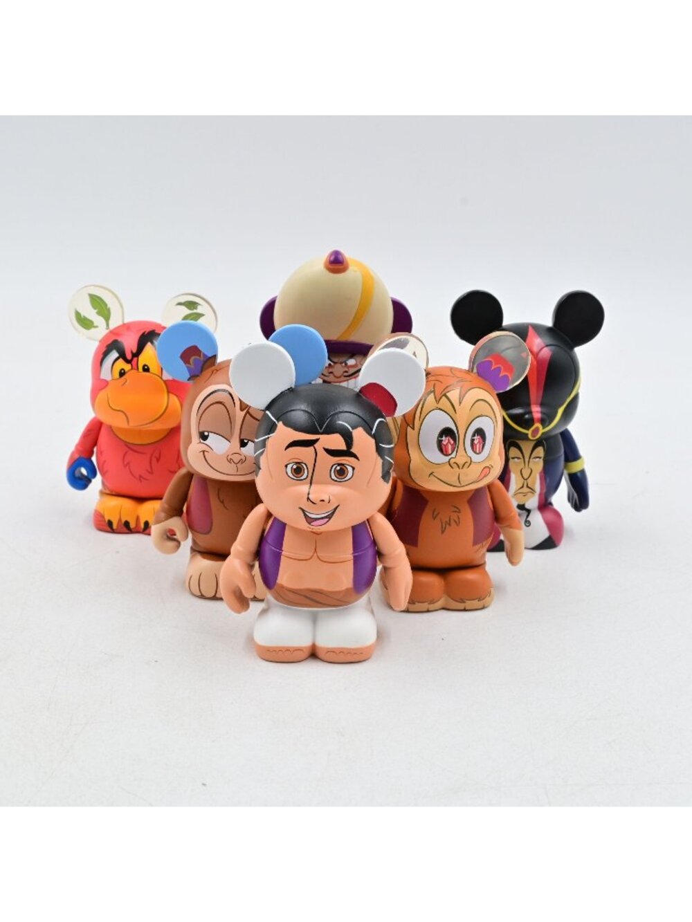 Disney Vinylmation Aladdin Figure Lot of 6 Abu Iago Jafar Sultan